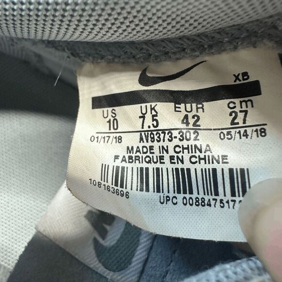 Nike Blazer suede grey shoes 10 - Picture 7 of 8